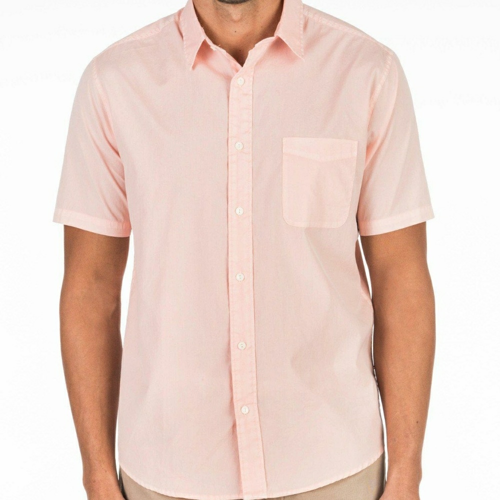 Mens short sleeve casual button down.